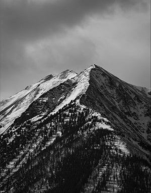 Twin Peaks (Portrait), Black and White