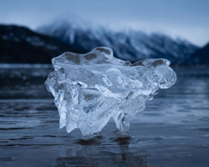 Ice on Twin Lakes