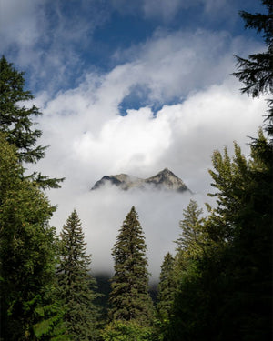 Low Clouds at Glacier National Park