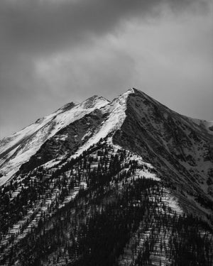 Twin Peaks (Portrait), Black and White