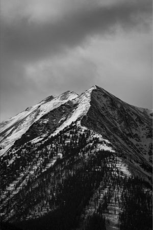 Twin Peaks (Portrait), Black and White