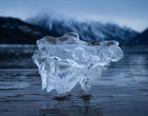 Ice on Twin Lakes