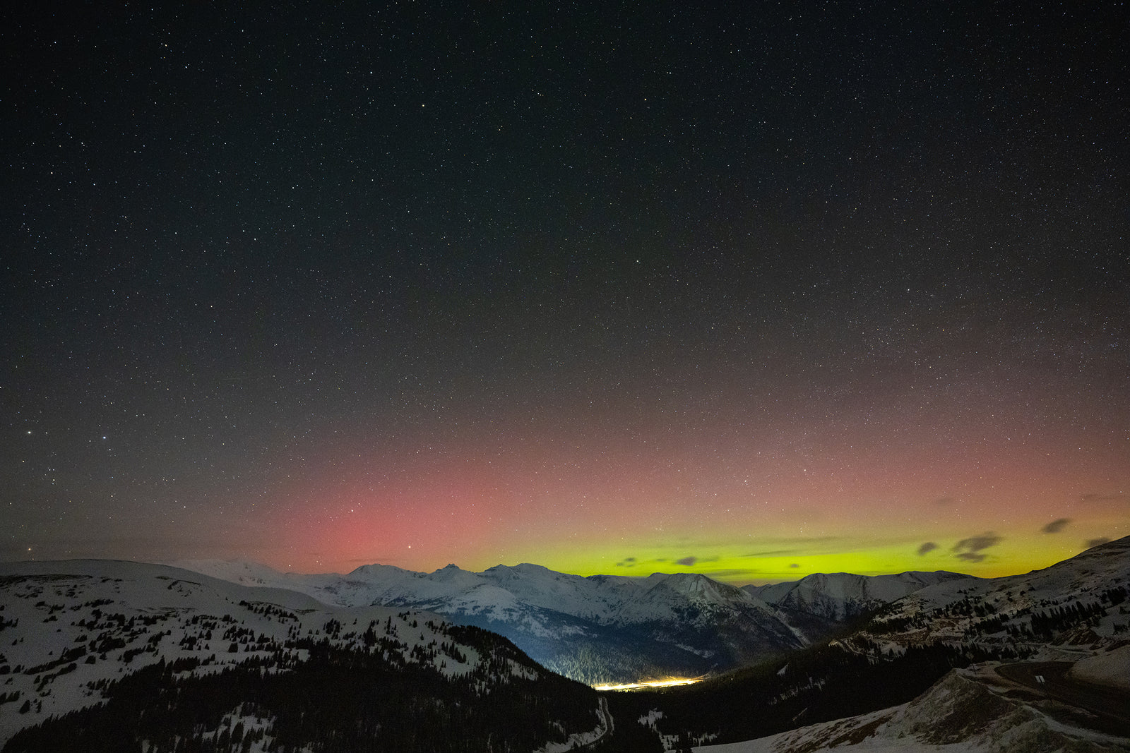 Aurora Borealis at Loveland Pass, Colorado #2