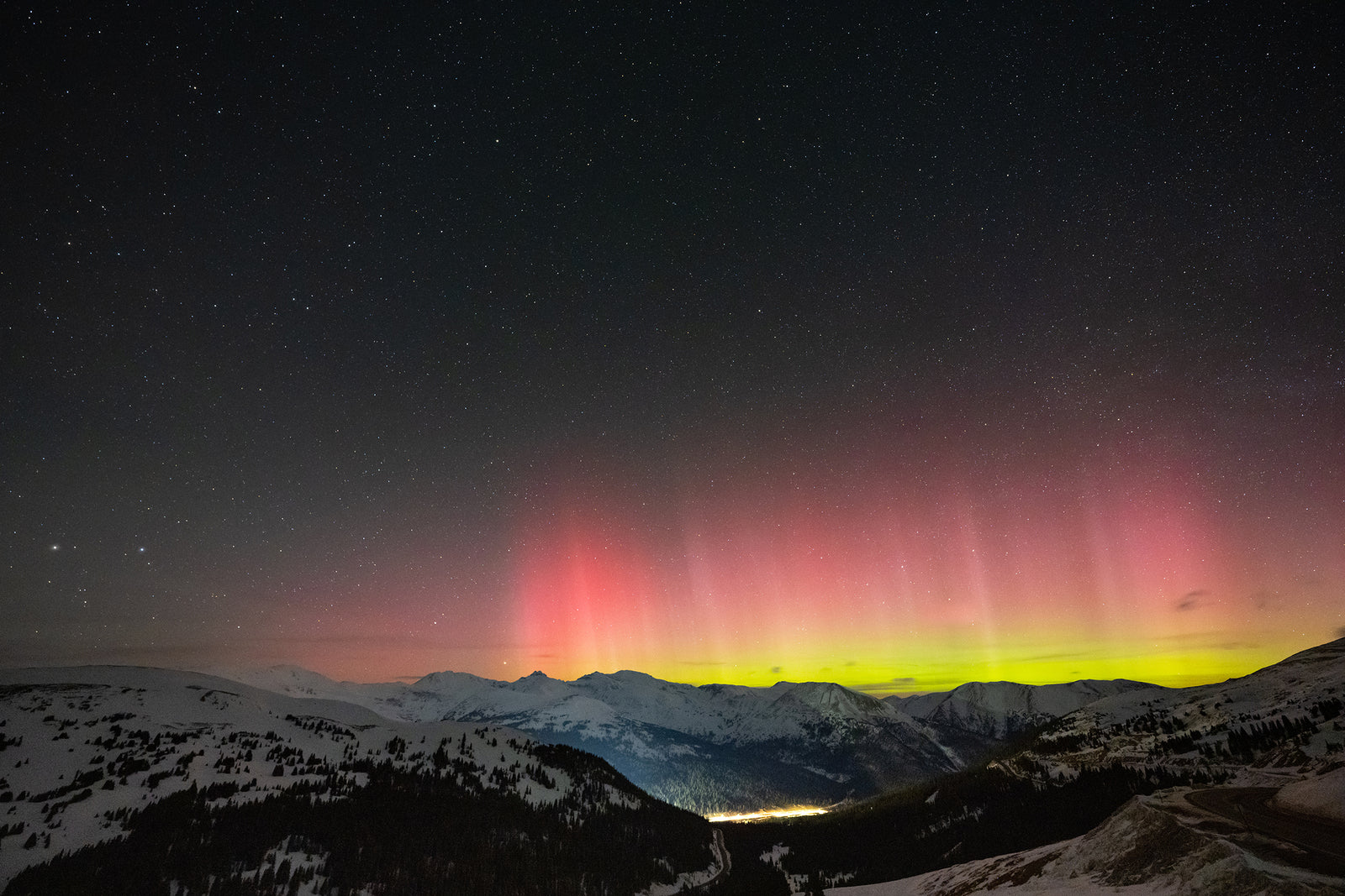 Aurora Borealis at Loveland Pass, Colorado #3