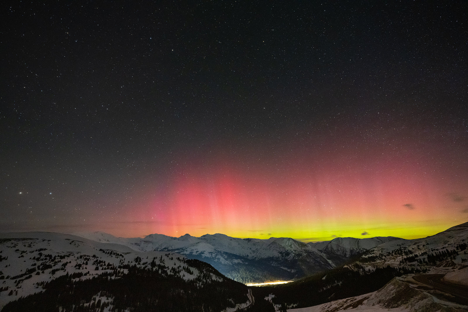 Aurora Borealis at Loveland Pass, Colorado #4