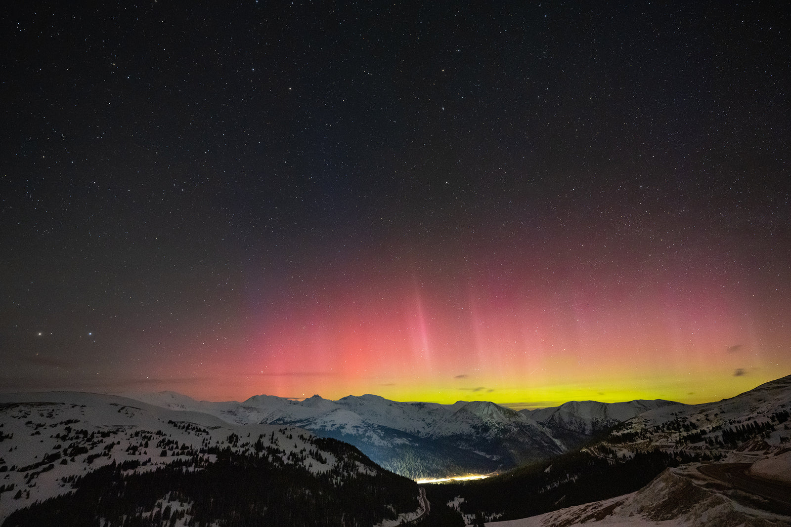 Aurora Borealis at Loveland Pass, Colorado #5
