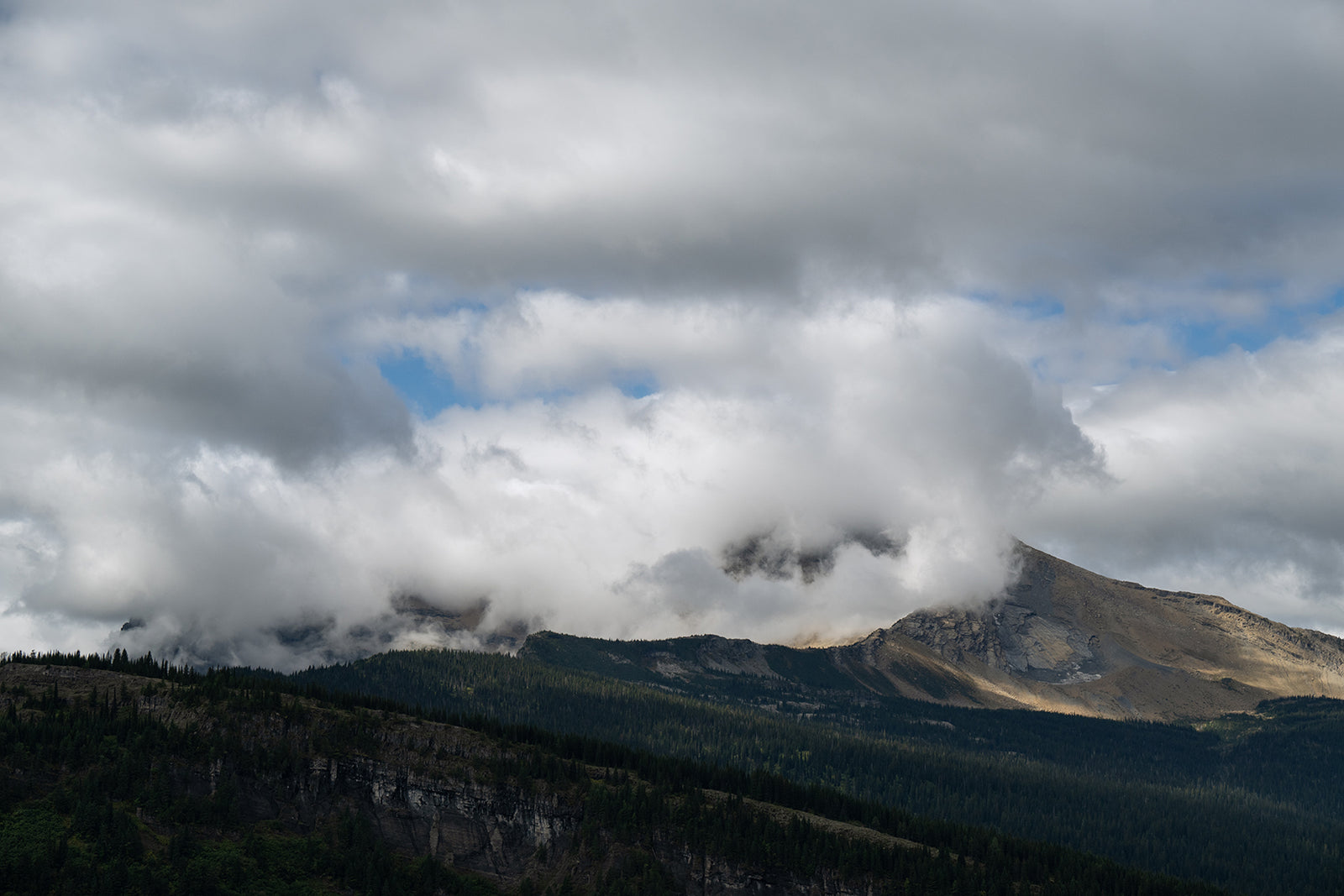 Clouded Heavens Peak (Color)