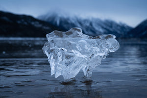 Ice on Twin Lakes