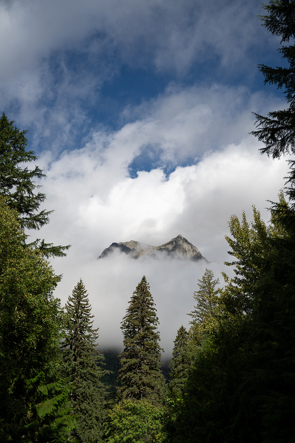 Low Clouds at Glacier National Park