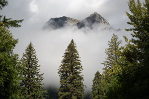 Low Clouds at Glacier National Park (Landscape)
