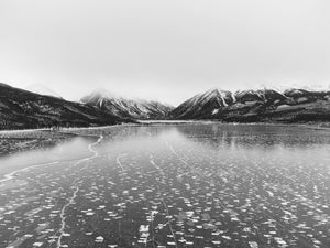 Over Twin Lakes, Black and White