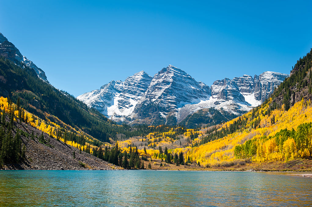 Maroon Bells - Closeup Landscape