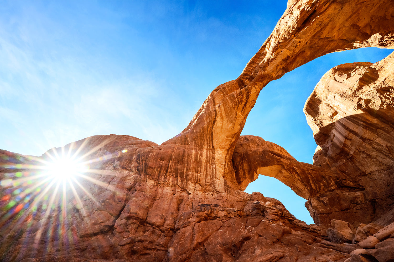 Perfect Timing On Double Arch