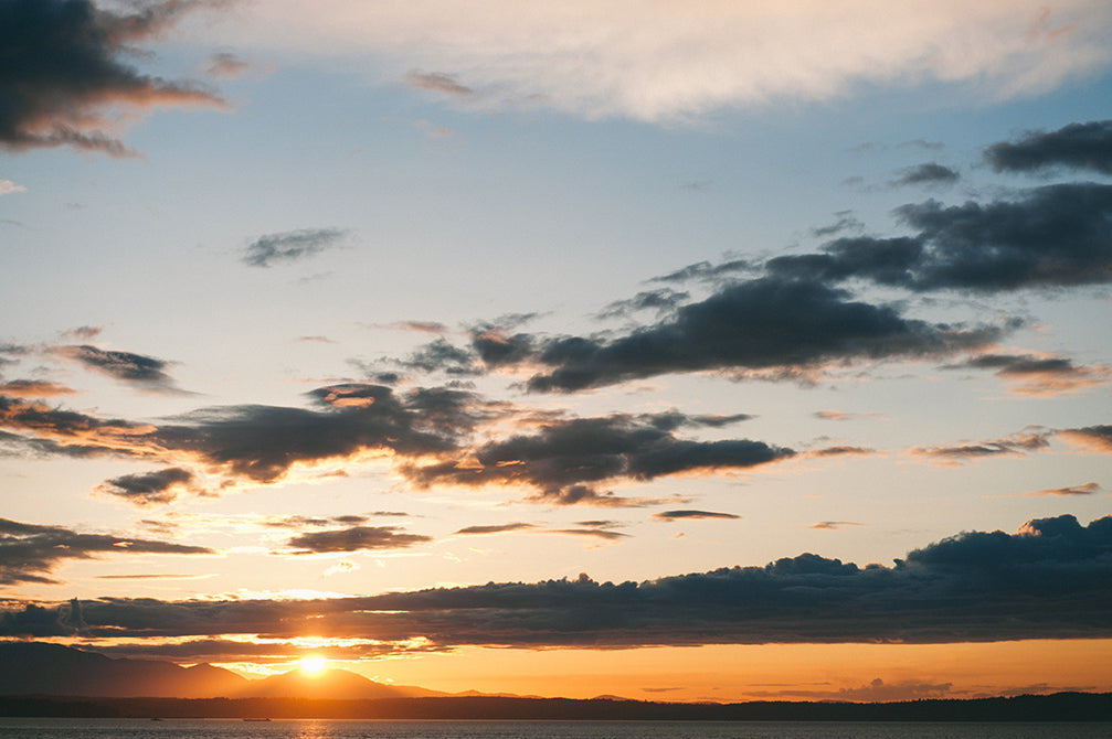Sunset Over the Puget Sound